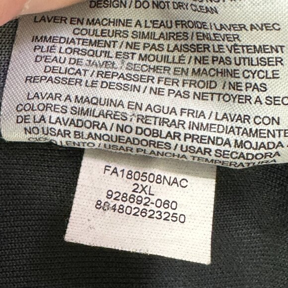 Nike Jordan Track Jacket Women 2XL Black Gray Colorblock Full Zip Knit - Picture 8 of 15